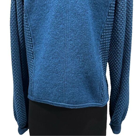 Geiger Collection Vintage Austrian Wool Cardigan Jacket Teal Blue Size 44 - Picture 9 of 16
